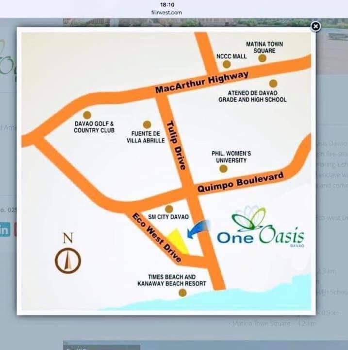 1Bedroom One Oasis Condo Fullyfurnished Davao City Exteriör bild